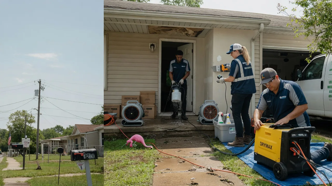 Storm Damage Water Removal in Hooks, TX near me